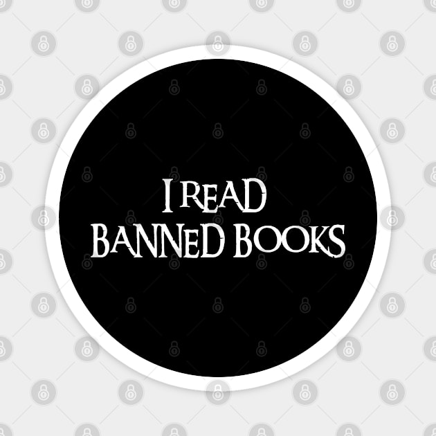 I Read Banned Books Magnet by Xtian Dela ✅